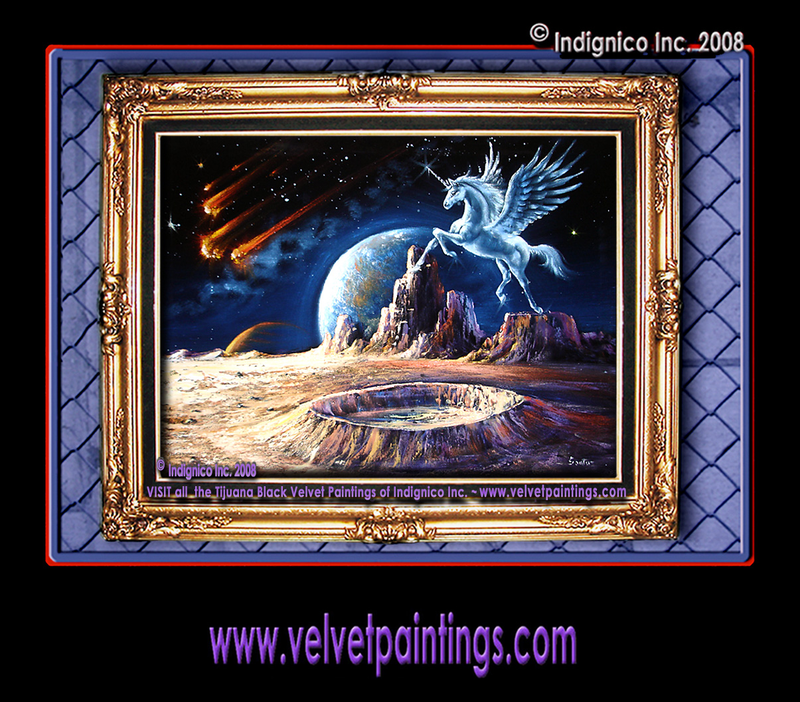 Illustration for article titled The Greatest Velvet Paintings Of Science-Fiction Icons!